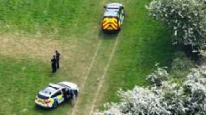 Suspected unexploded bomb found on river bank