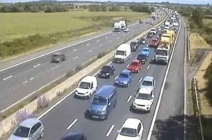 Live: M4 traffic held after accident