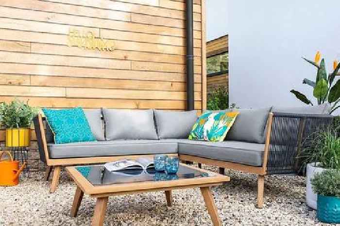 Dunelm's 'gorgeous' corner sofa that is 'stunning' way to soak up summer sun