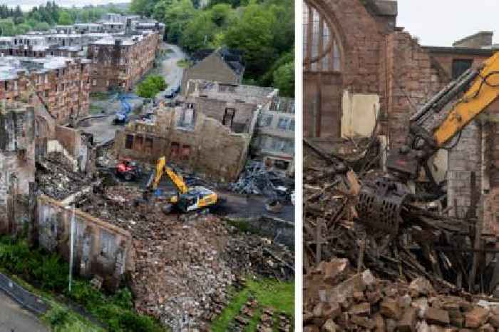 Two workers in hospital after 'incident' during demolition of Scotland's 'Chernobyl'
