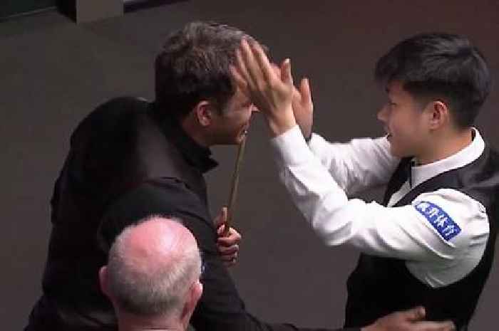 Zhao Xintong shows true colours with act seconds after thrashing Ronnie O'Sullivan