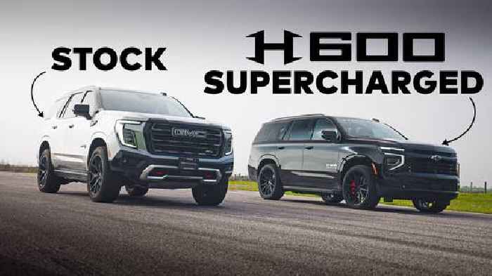 Limited 600-HP Hennessey Chevy Tahoe Mercilessly Beats GMC Yukon Just To Prove It Can