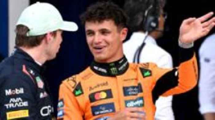 Norris 'very happy' despite missing out on pole