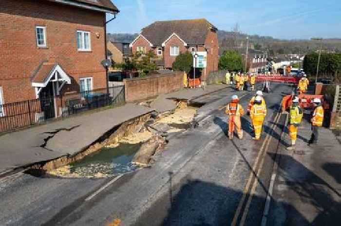 Godstone sink hole update as 'complex recovery process' could still take 'several months'
