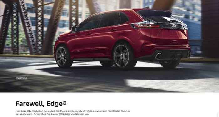 Ford Discontinues This Model, Builds a Farewell Website for It