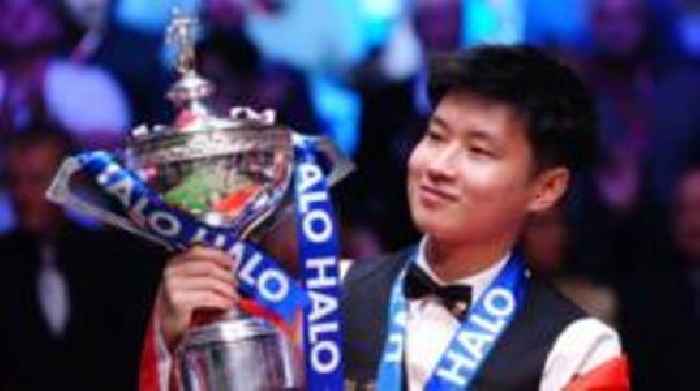 Zhao Xintong makes history as first Chinese player to win snooker World Championship
