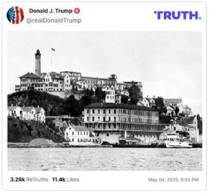 ‘OPEN ALCATRAZ!’ Trump Announces He’s Reopening and Expanding Notorious Prison: ‘A Symbol of Law, Order, and JUSTICE!’