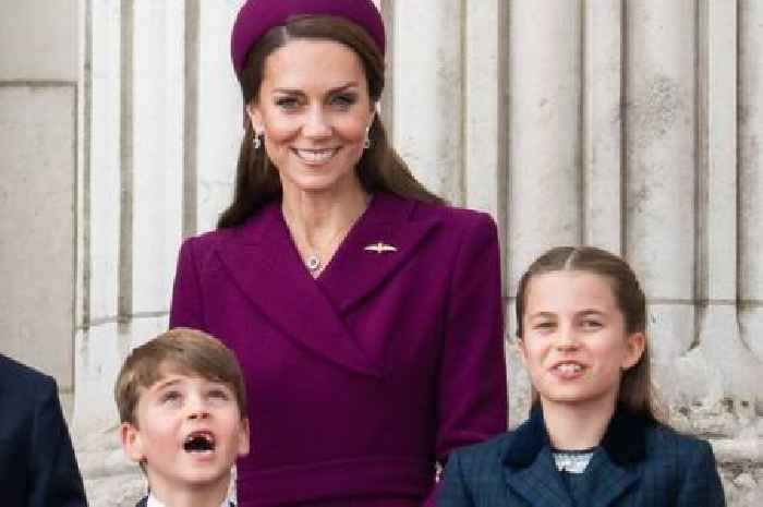 Lip reader spots Prince Louis' adorable comment to Kate Middleton on royal balcony