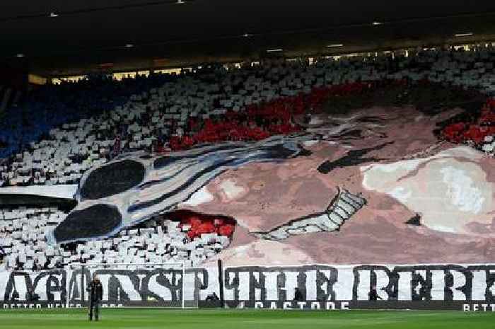 Police probe Rangers 'rebel scum' shotgun banner at Ibrox clash against Celtic