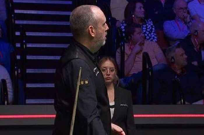 World Snooker Championship final halted for emergency as Mark Williams told to leave table