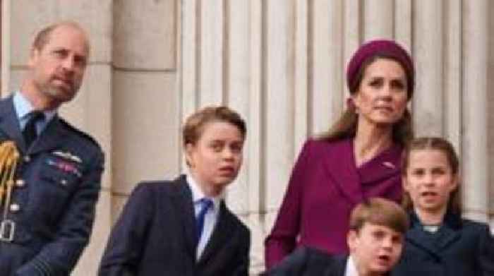 Royals watch Red Arrows flypast and have tea with veterans for VE Day anniversary