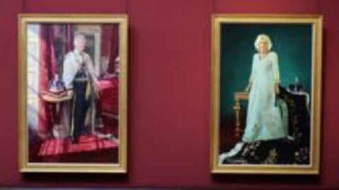 King and Queen unveil Coronation portraits