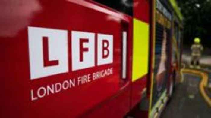 Man treated for smoke inhalation after flat fire
