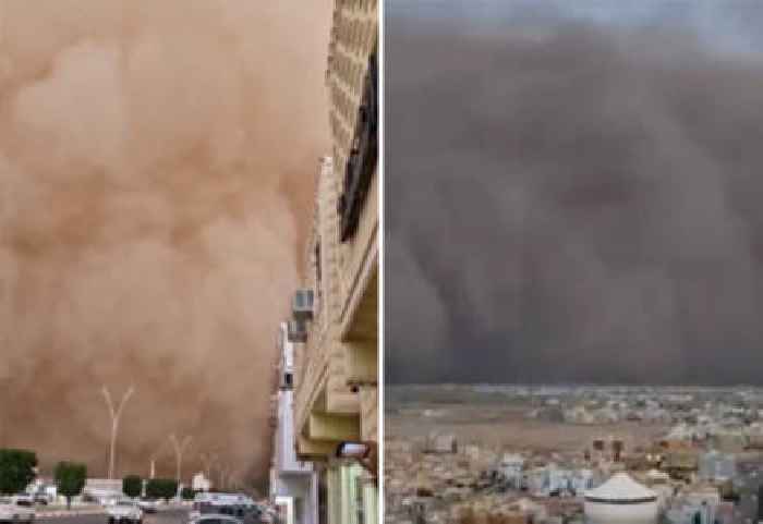 Watch This Massive Sandstorm Rip Across the Middle East