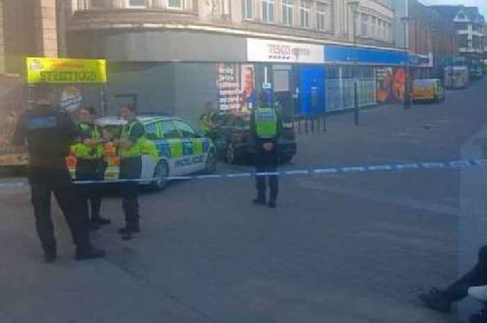 Police launch murder investigation after customer stabbed to death in Derby city centre bank