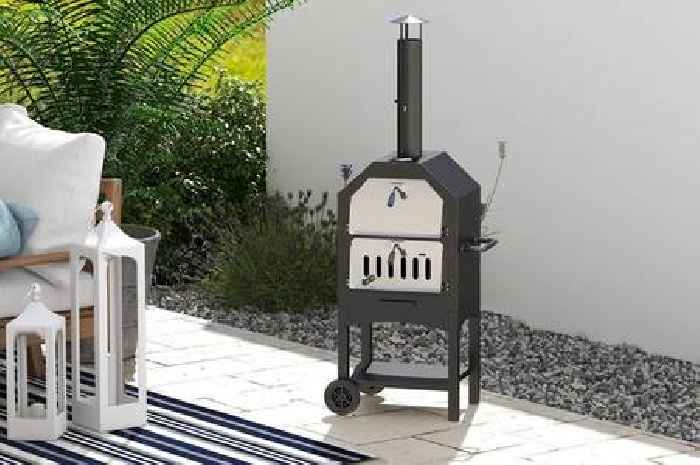 Debenhams outdoor pizza oven and BBQ that delivers 'pizza perfection' is 33% off