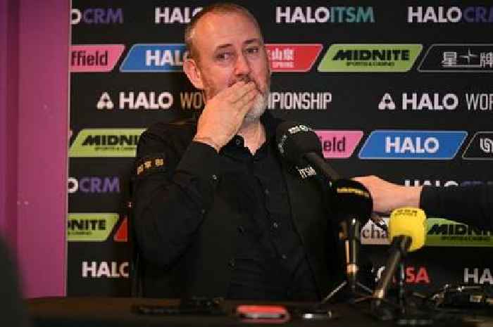 Mark Williams reduces BBC star to tears before losing World Snooker Championship final