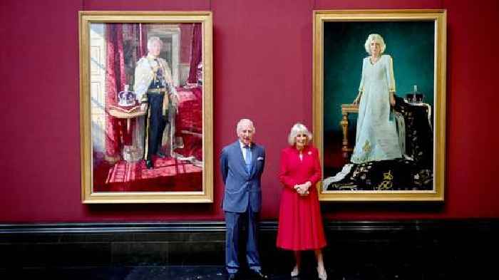 King and Queen unveil coronation portraits