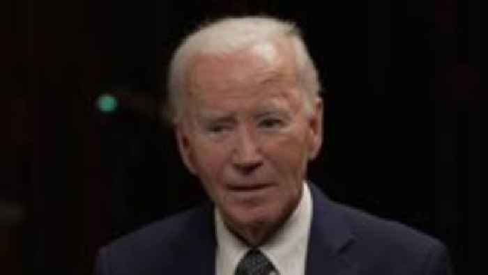 Trump appeasing Putin with pressure on Ukraine, Biden tells BBC