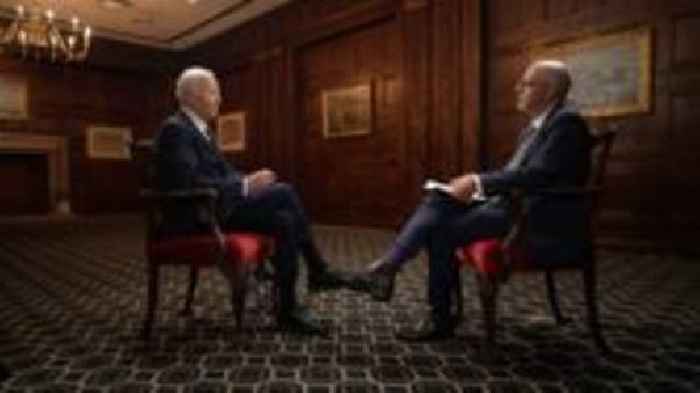 Watch: Biden's first interview since leaving the White House