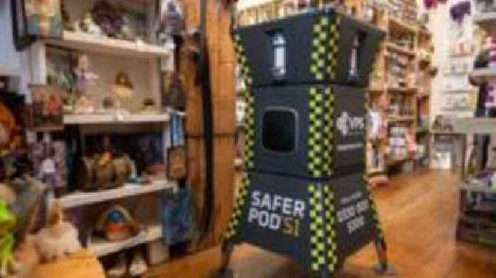'Dalek-like' CCTV pods used to tackle shoplifting