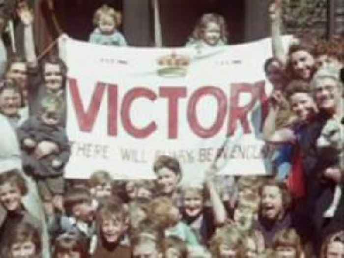 VE Day film descendants gather to watch ancestors