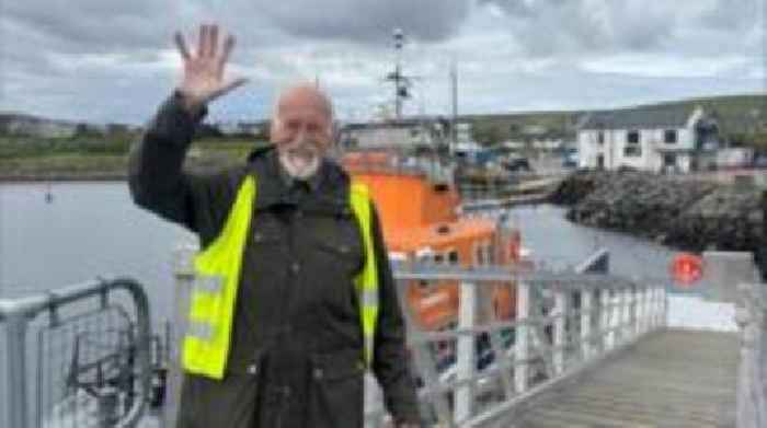 Walker, 82, completes 4,500-mile RNLI station trek