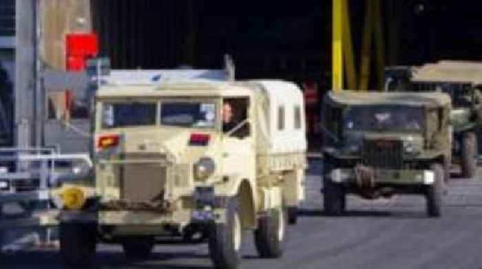 Historic vehicles arrive for Liberation Day events