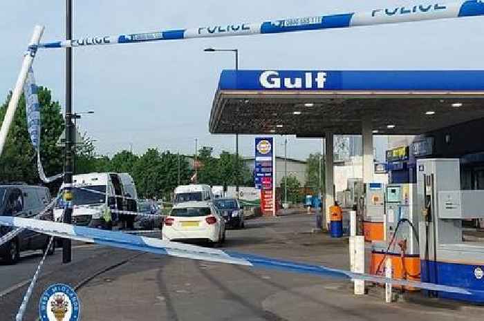 Deadly weapons seized after police raid Birmingham petrol station complex