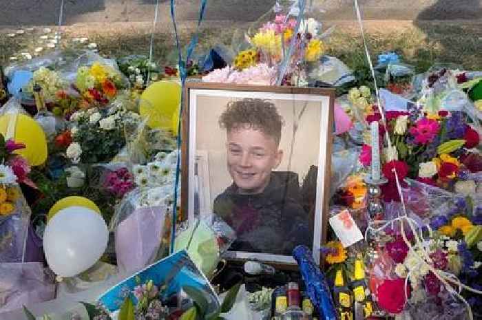 In pictures: Shrine of flowers, teddies and balloons in tribute to Redditch schoolboy 'Layton'
