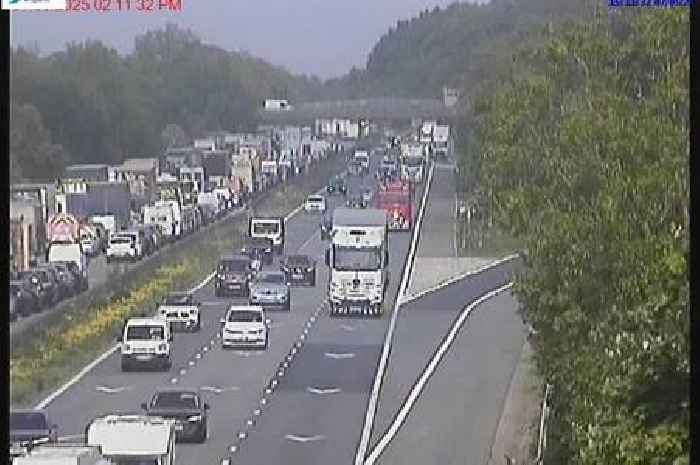 Live: M5 motorists face huge queues after Gloucestershire crash