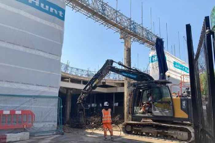 Update as timeframe revealed for when Guildford Debenhams building will disappear from town's skyline