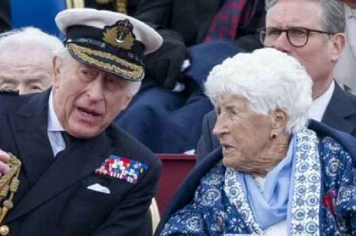 Crying WWII veteran comforted by ITV star after King Charles' emotional gesture
