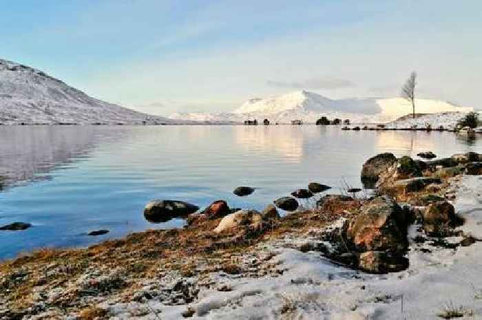 Beautiful loch hidden in Scottish Highland wilderness can only be reached by UK’s highest train station