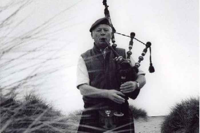 Son of the “Mad Piper”  says late dad would have been out to mark the 80th VE Day
