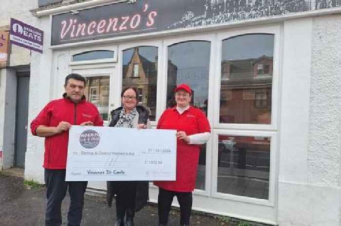 Stirling chippie's two day fundraiser for domestic abuse charity is dedicated to Women's Aid worker
