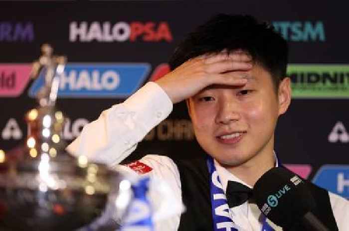 Zhao Xintong fired warning over £500k prize money as new world snooker champion risks 'telling off'