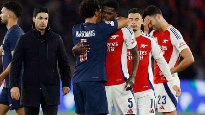 Arsenal knocked out of Champions League after defeat to PSG in semi-final