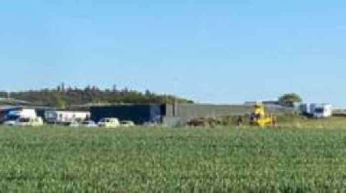 Pilot dies and passenger critical after small plane crashes near airfield