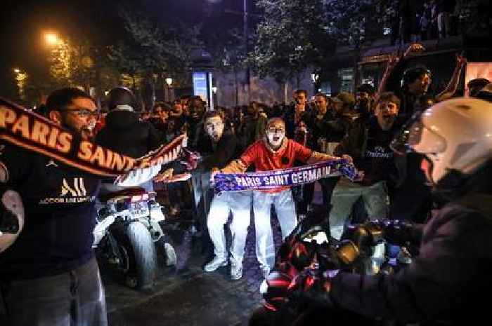 Car mows down football fans and cops use tear gas after Arsenal's Champions League loss