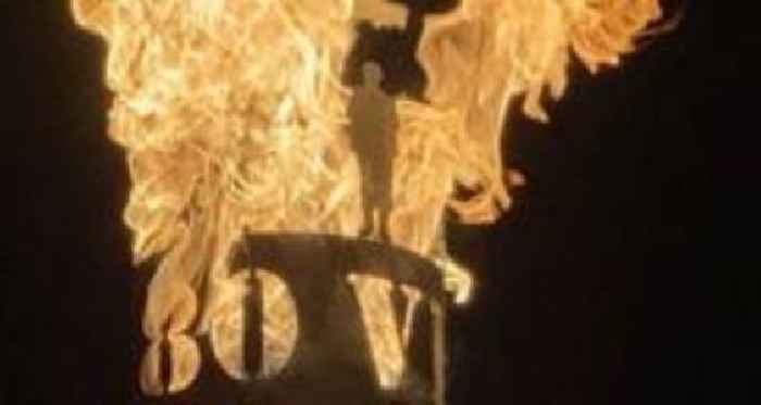 Beacon lit to mark 80th anniversary of VE Day