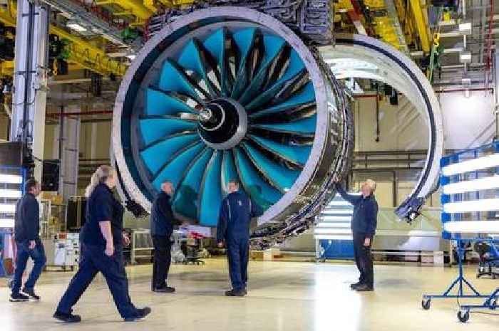 Major boost for Rolls-Royce in Derby as engines and parts to be tariff-free in US-UK trade deal