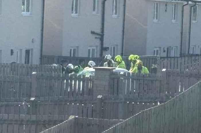 Car crashes into back garden after police chase through Fife streets