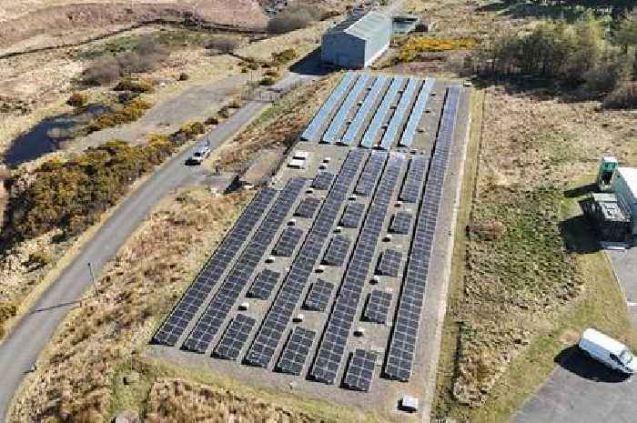 Work completed on £314,000 solar power project at Dumfries and Galloway water treatment works