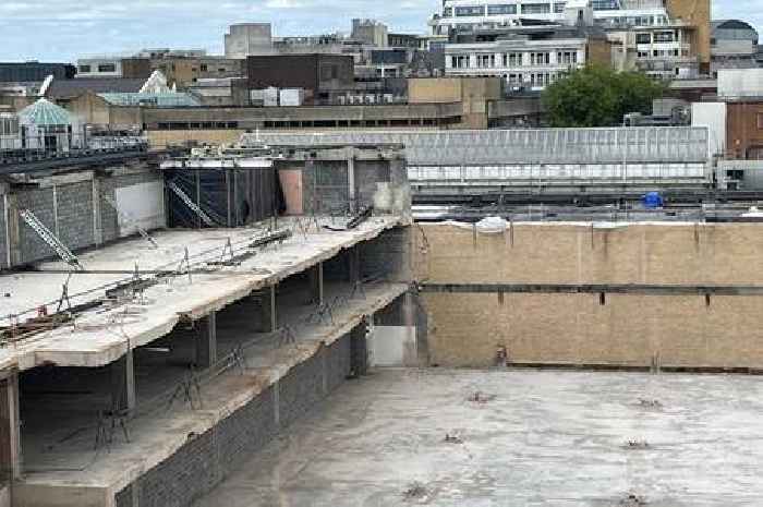 Inside Cardiff's old Debenhams as the once packed department store slowly disappears