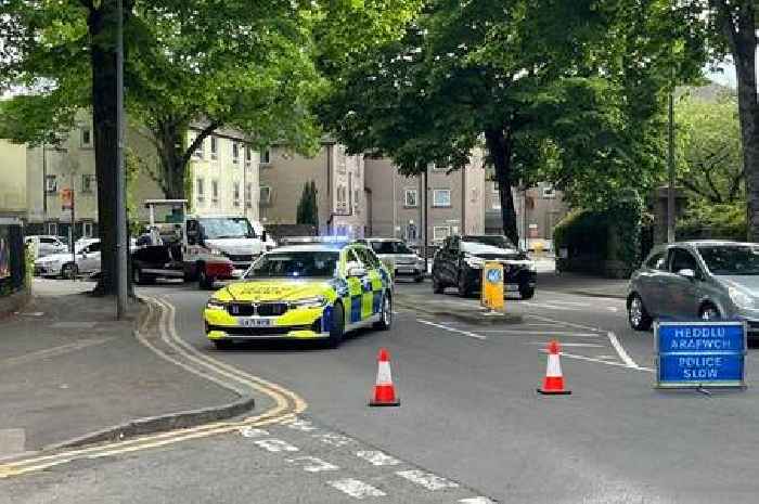 Major Cardiff road blocked in both directions due to an accident - live updates