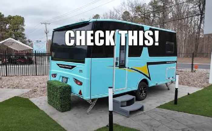 No-Name, Electric, Compact Travel Trailer Has Sleeping for 6 and Every Basic Amenity