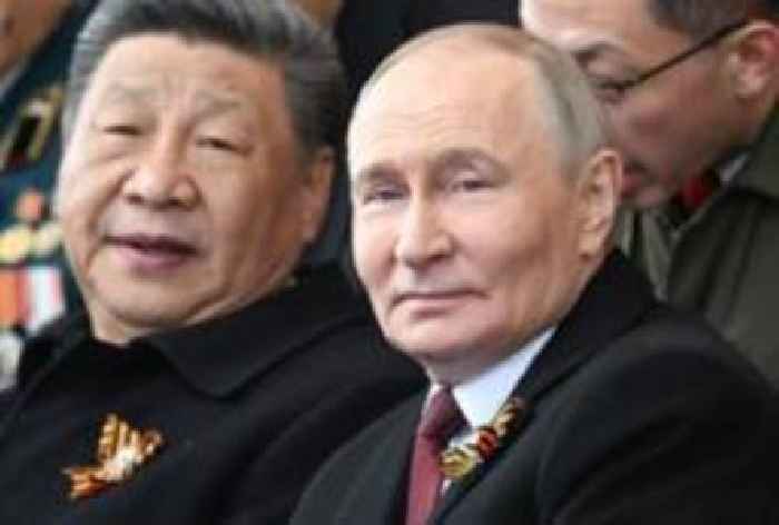 Putin 'back on world stage' at Victory Day parade