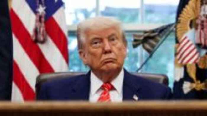 Watch: Trump misspeaks and calls toy firm Mattel a country