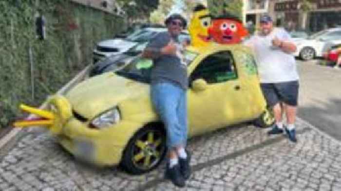 Brothers race to Lisbon in Big Bird 'old banger'